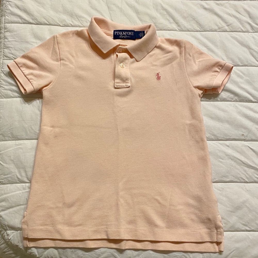 Pink Pony Ralph Lauren Polo Shirt - Size: 5
